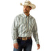 Mens Turquoise Fulton Long Sleeve Snap Shirt