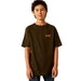 Boys Olive Possum Short Sleeve T-Shirt