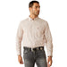 Mens Red Print Fitted Long Sleeve Button Down Shirt