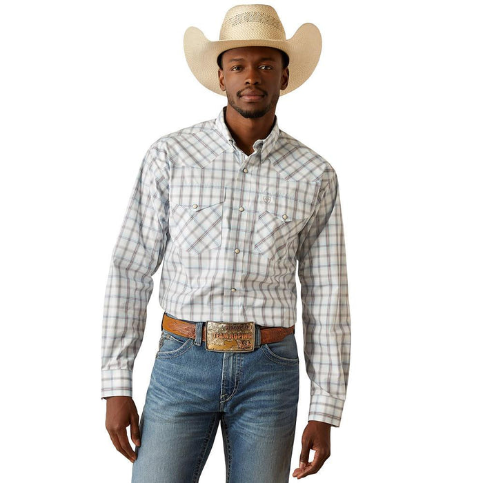 Men's Grey Pro Series Worth Long Sleeve Snap Shirt