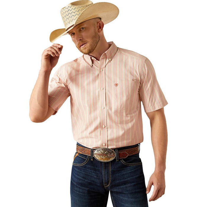 Men's Khaki Pro Series Winter Classic Short Sleeve Button Up Shirt