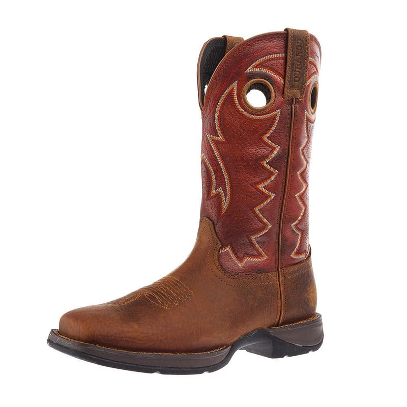 Men`s Brown Ventilated Western Boot