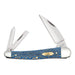 Smooth Blue Sycamore Wood Seahorse Whittler Knife