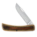 Crossroads Brown Green Laminate Wood Sod Buster Jr Knife