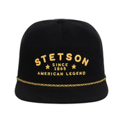 American Legend Black Rope Cap