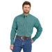 George Strait Turquoise Paisley Shirt
