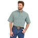 George Strait Turquoise Short Sleeve Shirt
