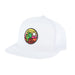 Sunset Patch White Cap