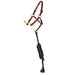 Rawhide Wrapped Single Rope Noseband Leather Ranch Horse Halter