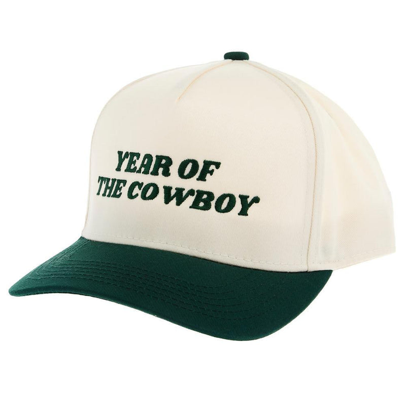 Womens Year Of The Cowboy Dark Green/Natural Cap