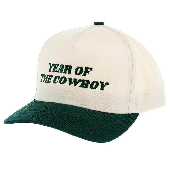 Womens Year Of The Cowboy Dark Green/Natural Cap