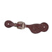Ladies Dark Leather Spur Straps with B79 Buckle