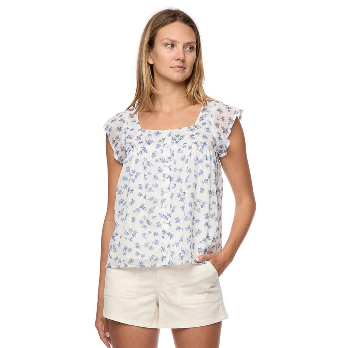 Roslyn Flutter Sleeve Blouse