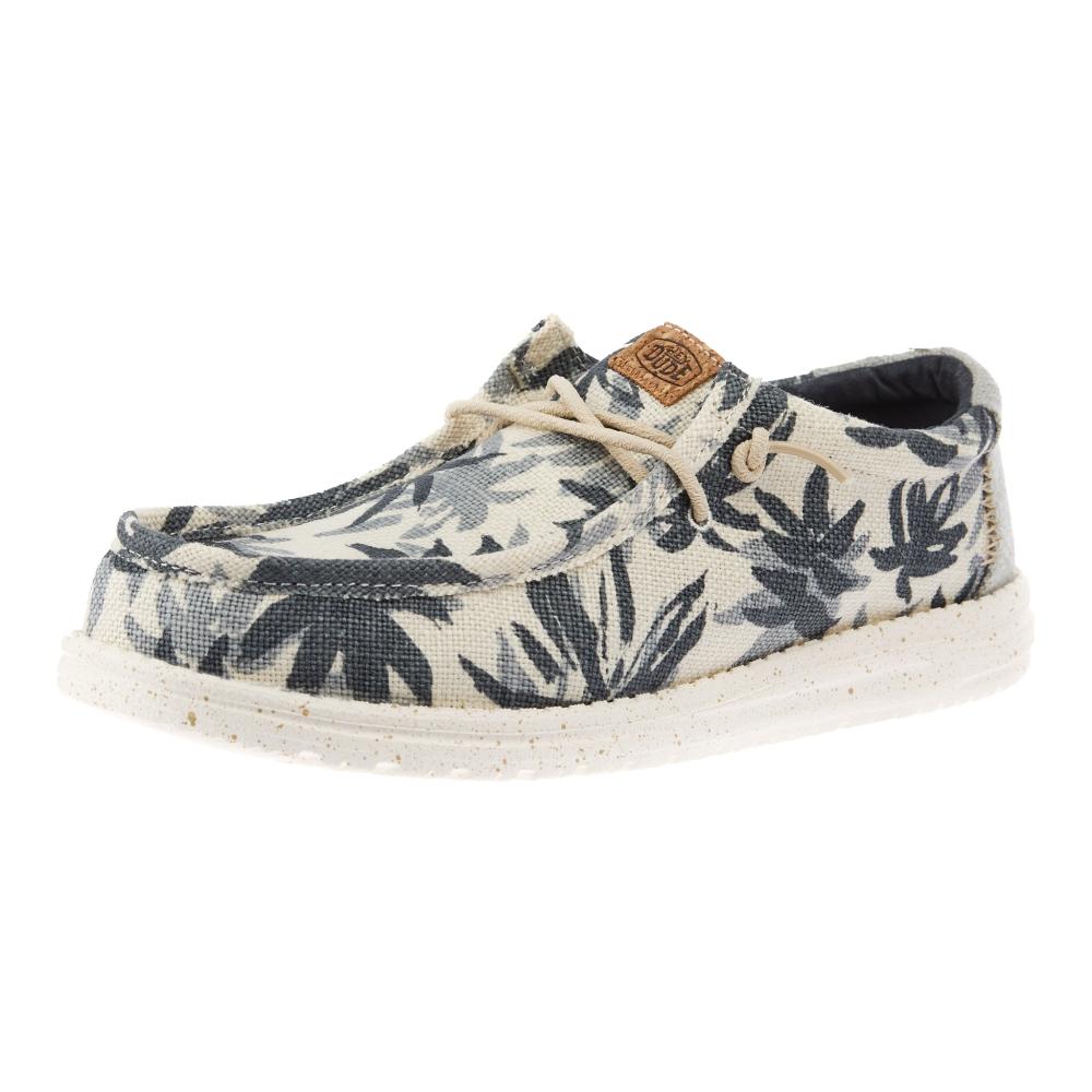 Baskets Hey Dude Wally Palm Jute Bleu - Chaussures Légères & Confortables - Style Plage & Décontracté