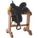 Used 13.5in Black Suede Barrel Saddle