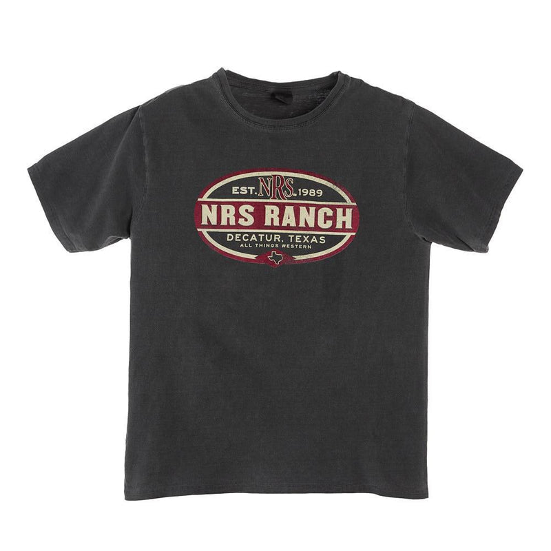 NRS Ranch Oval Logo Black T-Shirt