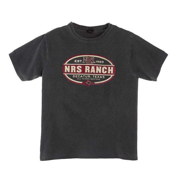NRS Ranch Oval Logo Black T-Shirt