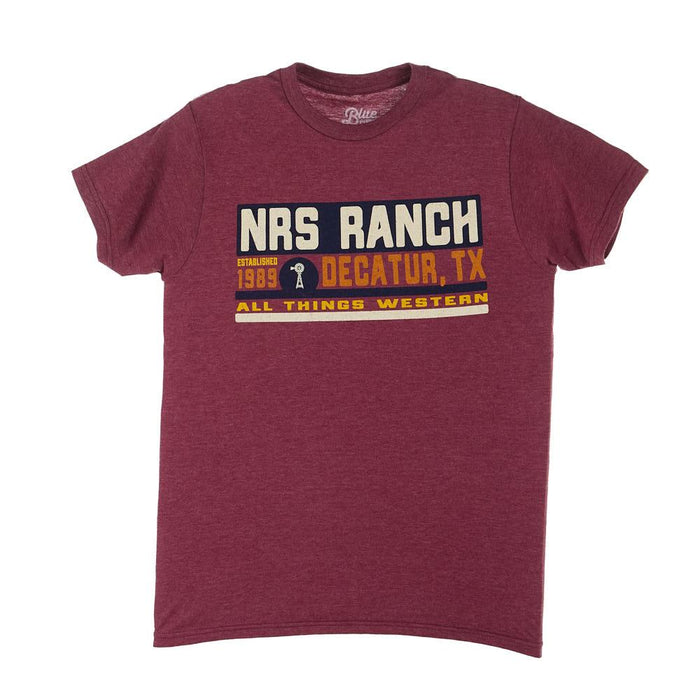NRS Ranch All Things Western Maroon Short Sleeve T-Shirt