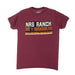 NRS Ranch All Things Western Maroon Short Sleeve T-Shirt