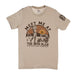 Mens Quittin Time Tan Tee
