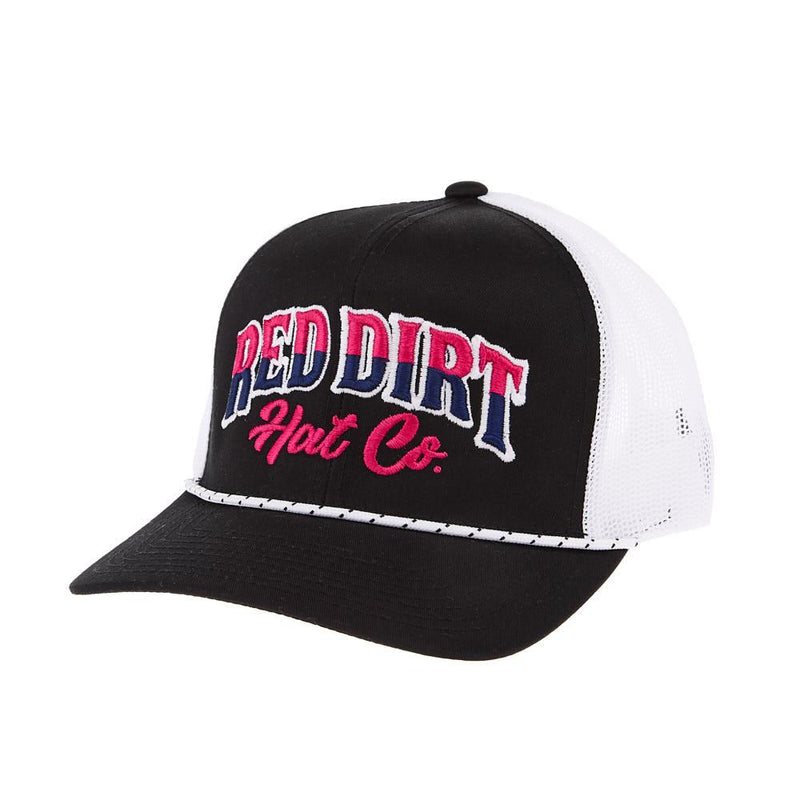 Mens Black Direct Stitch Cap