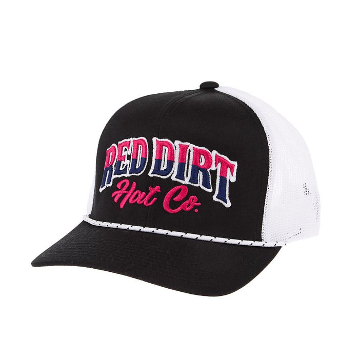 Mens Black Direct Stitch Cap