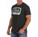 Mens Jean Logo Black Short Sleeve T-Shirt