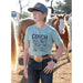 Boys Green Rodeo Graphic Short Sleeve T-Shirt