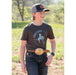 Boys Charcoal Graphic Logo Short Sleeve T-Shirt