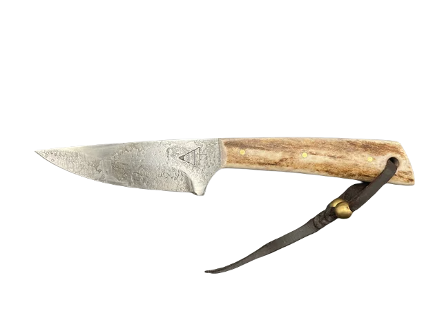 Skyline Knife w/ Plain Leather Sheath