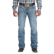 Mens Mid Rise Medium Wash Carter Jean