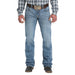 Mens Mid Rise Medium Wash Carter Jean
