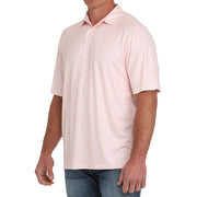Mens ArenaFlex Pink Polo