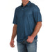 Mens Arena Flex Blue Polo
