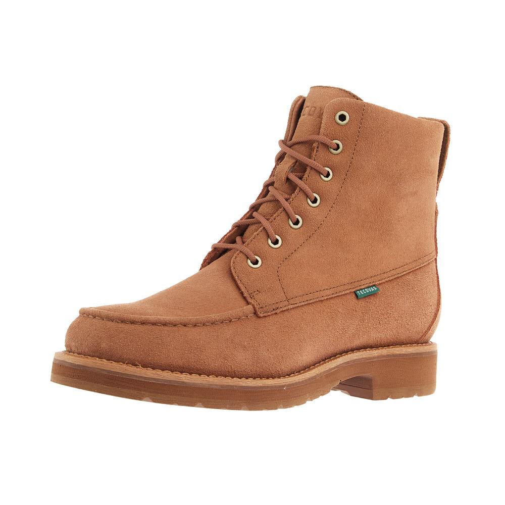 Tecovas Men`s The Rugged Moc Roughout Natural Lace Up — NRS