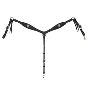 Dark Rider Shaped Spider Breast Collar
