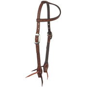 Medium Oil Brick Tooling 5/8 inch Single Ear Headstall
