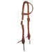 Heavy Oiled 3/4 Harness Leather Double Buckle Single Ear Headstall