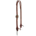 Heavy Oil Harness Leather Card Suite Single Buckle Slit Ear Headstall