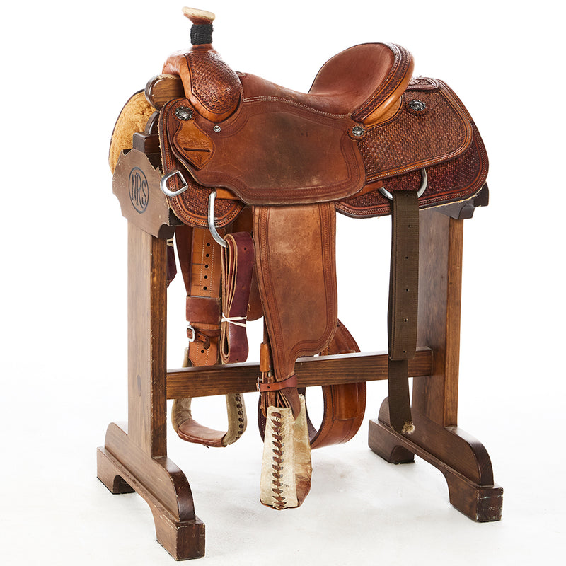 Used 14in Scott Thomas Windmill Stamp Team Roper