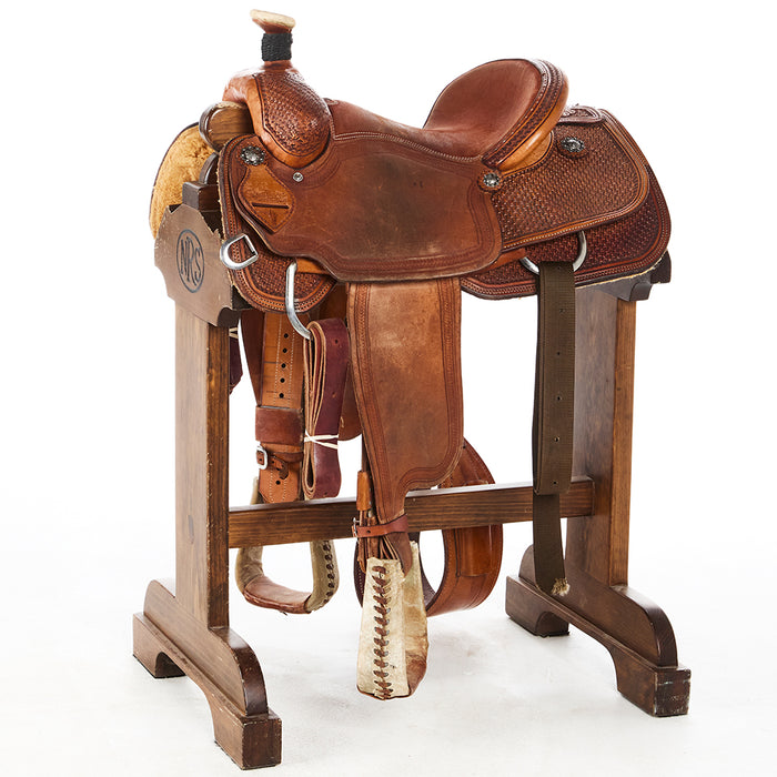 Used 14in Scott Thomas Windmill Stamp Team Roper
