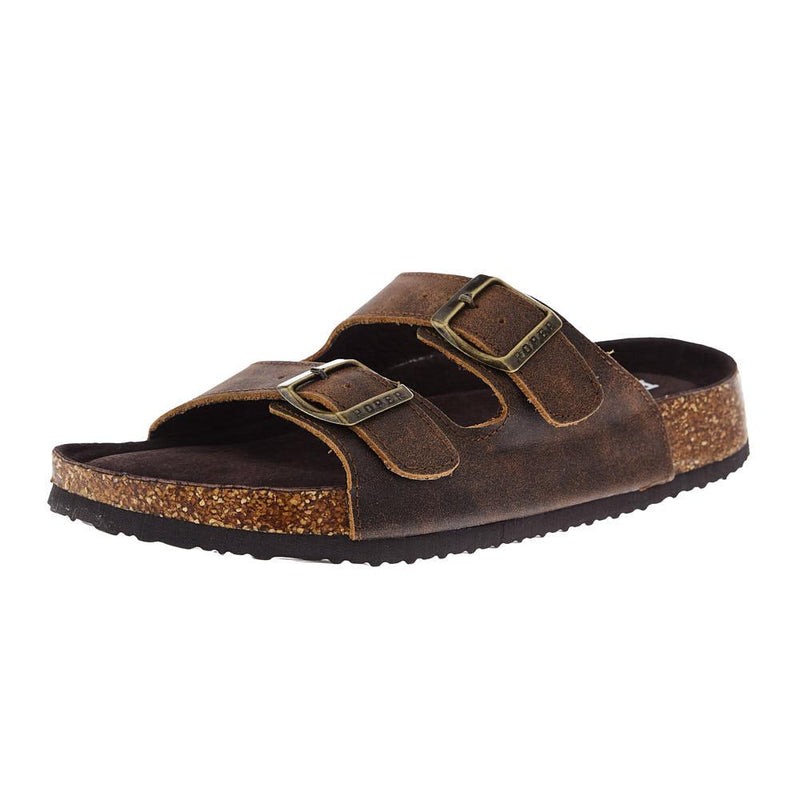 Women`s Delilah Brown Leather Sandal