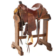 Used 14in Oak Leaf Tooled Ranch Roper