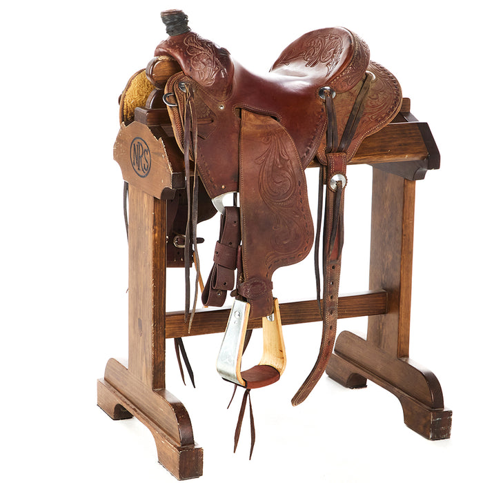 Used 14in Oak Leaf Tooled Ranch Roper