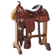 Used 16in Sunflower Tooled Trail Saddle