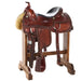 Used 16in Sunflower Tooled Trail Saddle