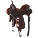 Chocolate Snowflake 15in Barrel Saddle
