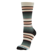 Unisex Rockford Sage and Coral Crew Socks