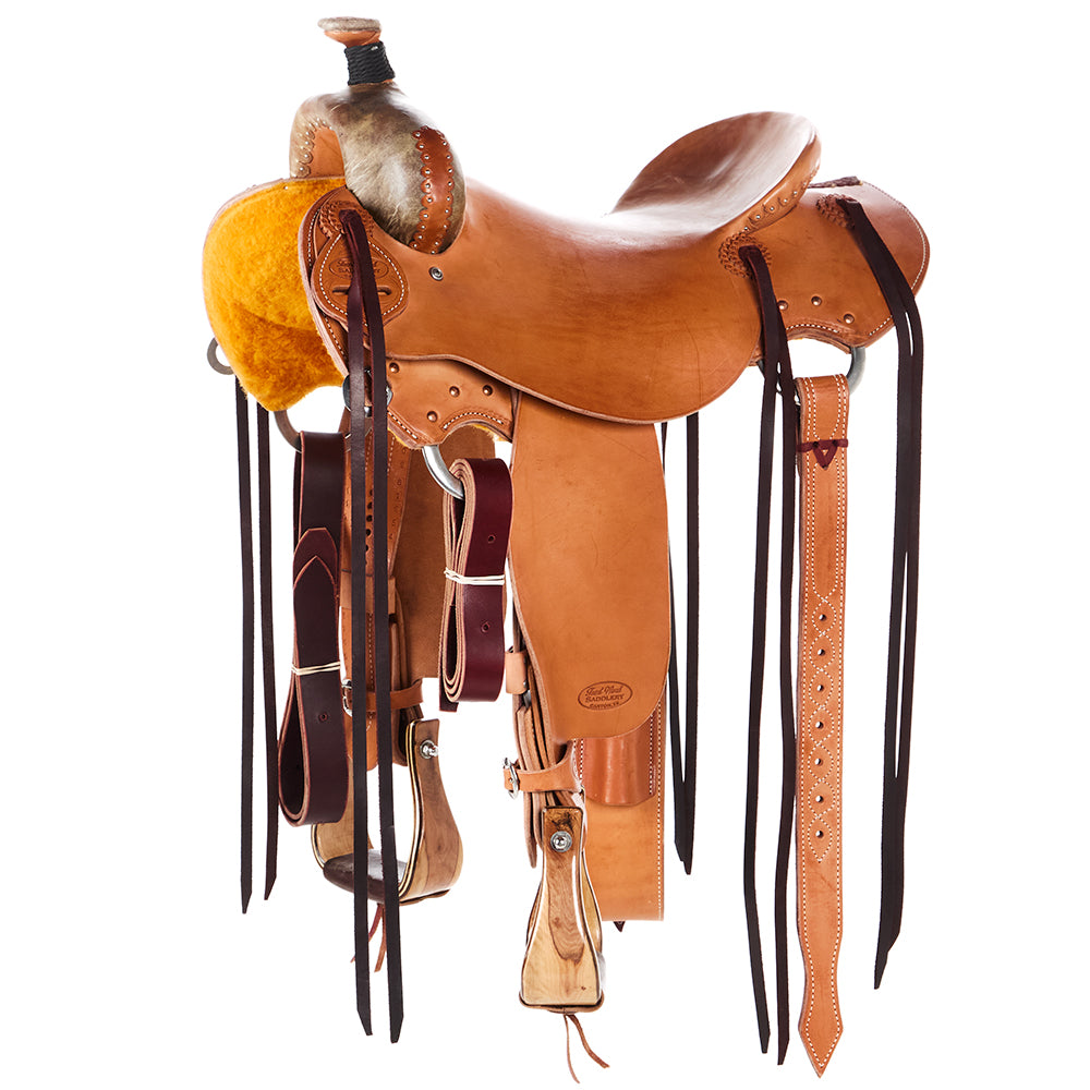 Trent Ward Roughout with a Rawhide Swell WJ Ranch Roper
