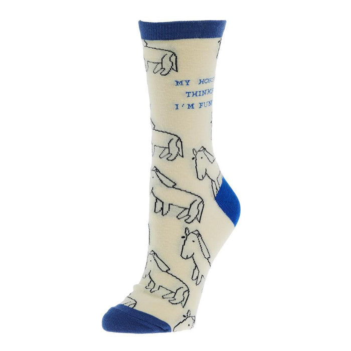 I`m Funny Crew Socks OSFM